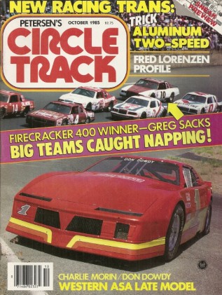 CIRCLE TRACK 1985 OCT - FIRECRACKER, LORENZEN, BUICK V6, SUPER STAR RACING